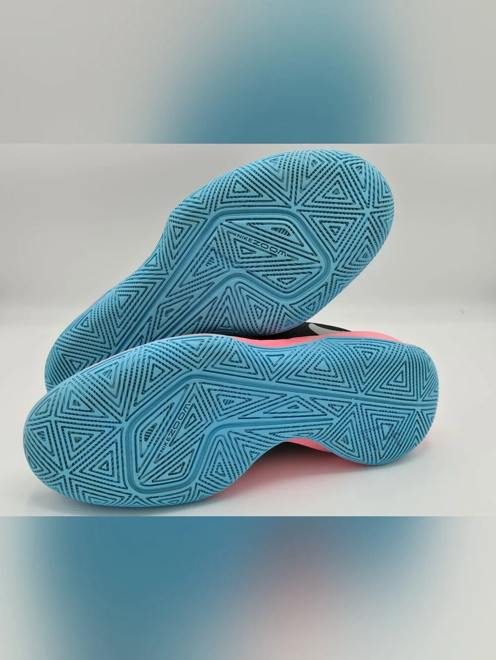 Women's Nike Zoom Hypercourt Black Pink Blue Sneakers